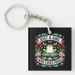 Llavero Sólo un chica que ama las ranas