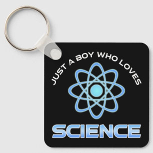 Llavero Solo un chico que ama la ciencia