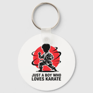 Llavero Solo un chico que ama las artes marciales Karate K