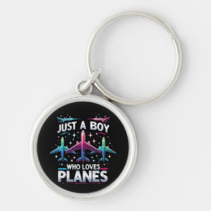 Llavero Sólo un chico que ama los aviones