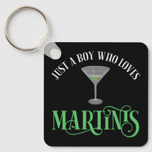 Llavero Solo un chico que ama los Martinis