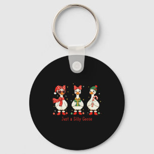 Llavero Solo un ganso alegre Santa lazo lindo Navidad homb