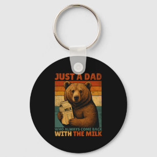 Llavero Solo Un Oso Papá Que Siempre Vino Con La Leche De