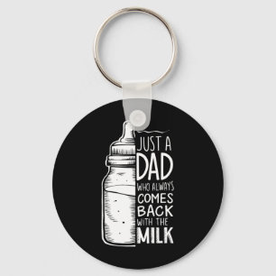 Llavero Solo Un Papá Que Siempre Viene Con La Leche