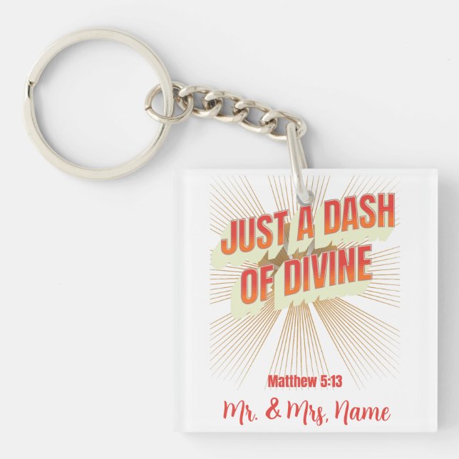 Llavero Sólo un puñado de divinos - MATTHEW 5:13 (Frente)