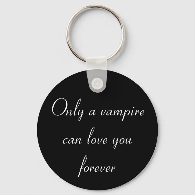 Llavero Sólo un Vampire... keychain. (Anverso)