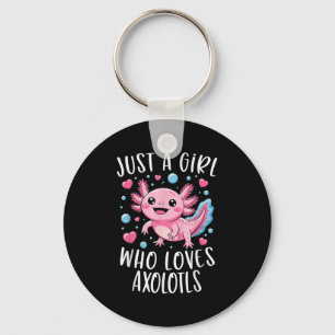 Llavero Solo Una Chica Que Ama Axolotls Axolotl Kawaii Chi