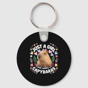 Llavero Solo una chica que ama capybaras Capybara lindo am