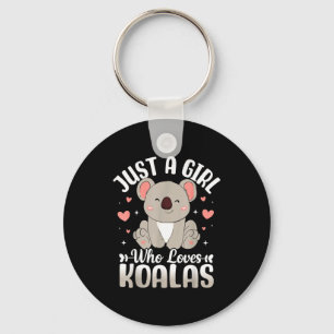 Llavero Solo Una Chica Que Ama Los Koalas Regalo Divertido