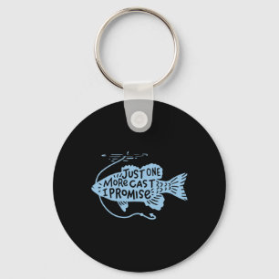 Llavero Sólo una tirada más lo prometo regalo de pescador