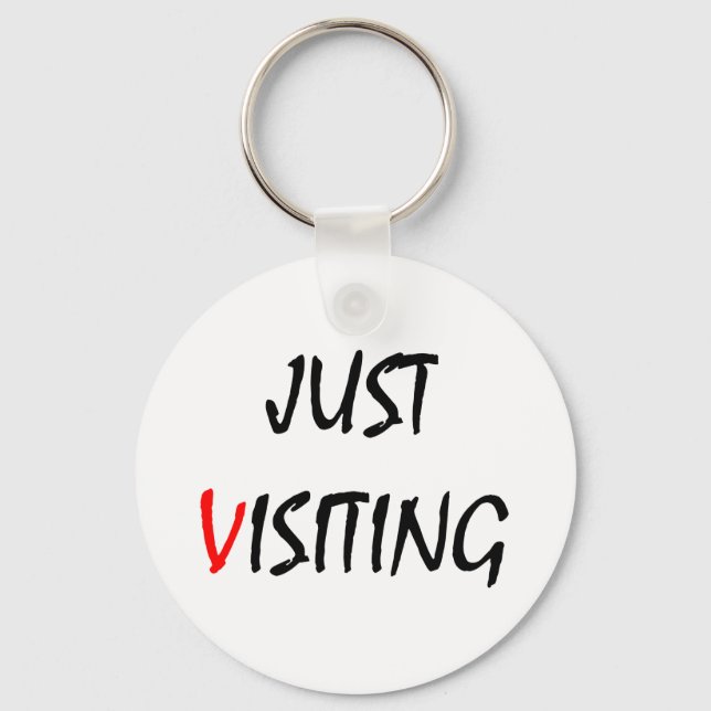 Llavero Sólo visita (Anverso)
