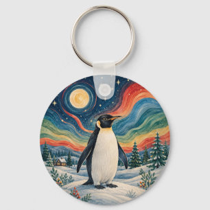 Llavero Solsticio de Invierno del Pingüino Celestial