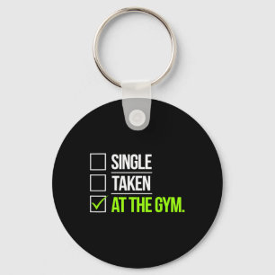 Llavero Soltero Tomado En El Gym Funny Workout Fitness Hum