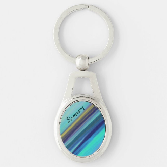 Llavero Sombras de mar profundo personalizadas con nombre (Anverso)