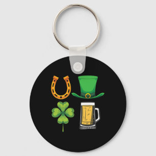 Llavero Sombrero de duende borracho de cerveza trébol Irla