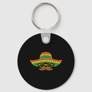 Llavero Sombrero Face Cinco de Mayo Fiesta mexicano de Fie