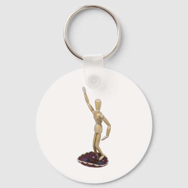 Llavero Sombrero mexicanoBailarina071611 (Anverso)