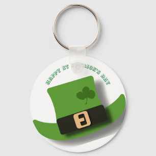 Llavero Sombrero Verde de Duende Día de San Patricio