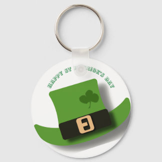 Llavero Sombrero Verde de Duende Día de San Patricio