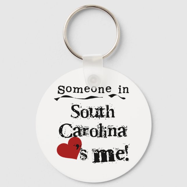 Llavero Someone In South Carolina Loves Me (Anverso)
