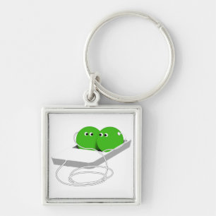 Llavero Somos Como Dos Peas En Un Pod