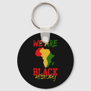 Llavero Somos Mes de la Historia Negra Mapa de África Afro
