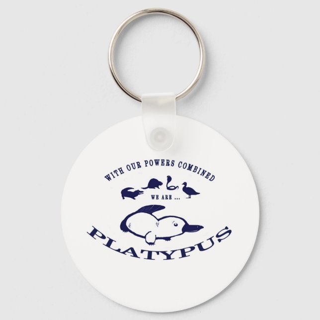 Llavero Somos Platypus (Anverso)
