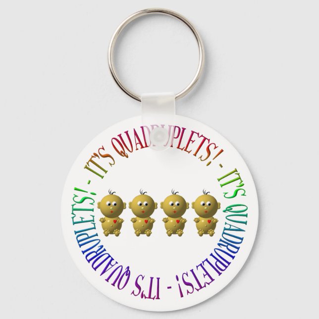 Llavero ¡Son cuatrillizos! (Anverso)