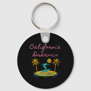 Llavero Soñando California Surf Retro Soñando