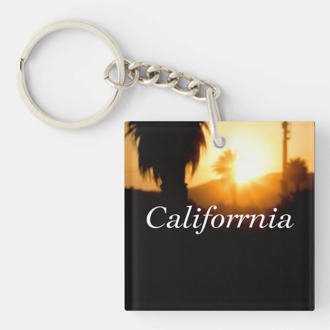 Llavero Soñando con California (Frente)