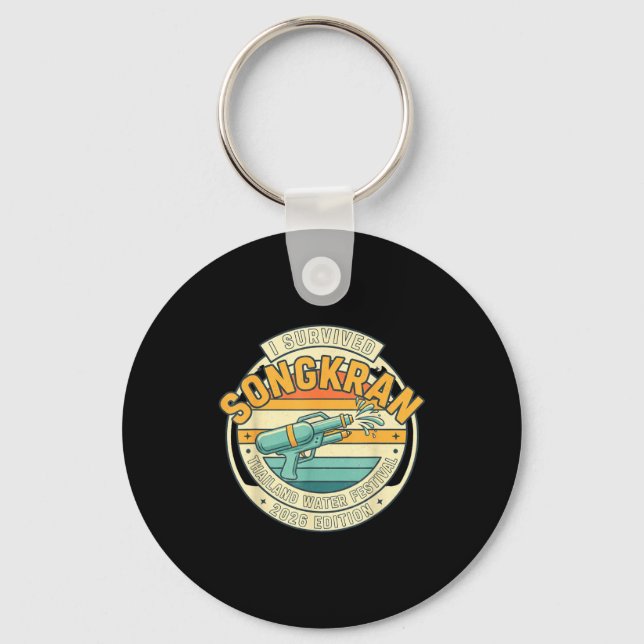 Llavero Songkran 2026 Survivor Funny Thai New Year  (Anverso)