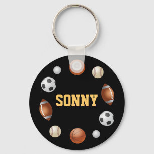 Llavero Sonny World of Sports Key Chain - Negro
