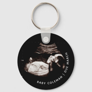 Llavero Sonograma de bebé de embarazo Foto de nueva madre