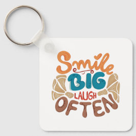 Llavero Sonreír Gran Risa A Menudo