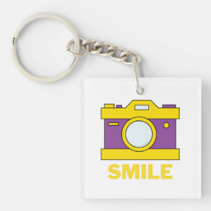 Llavero sonreír para foto gratis