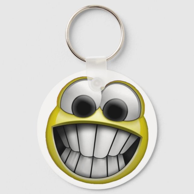 Llavero Sonriendo cara feliz (Anverso)