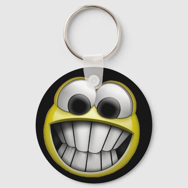 Llavero Sonriendo cara feliz (Anverso)