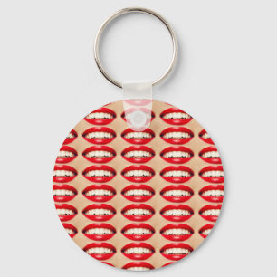 Llavero Sonrisa perfecta Femme Fatale Pop-art