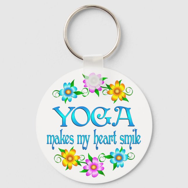 Llavero Sonrisas de yoga (Anverso)