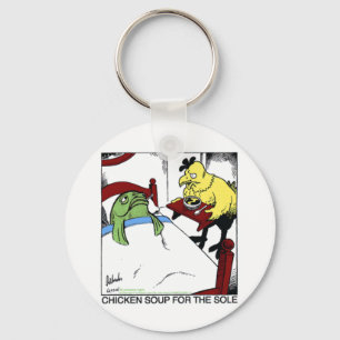 Llavero Sopa de pollo 4 regalos sencillos de pescado/pollo