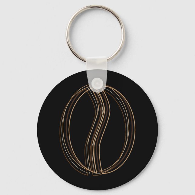 Llavero soplo de frijol de café (Anverso)