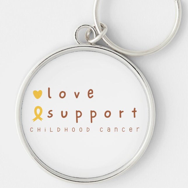 Llavero soporte de cáncer infantil Amo Keychain (Frente)