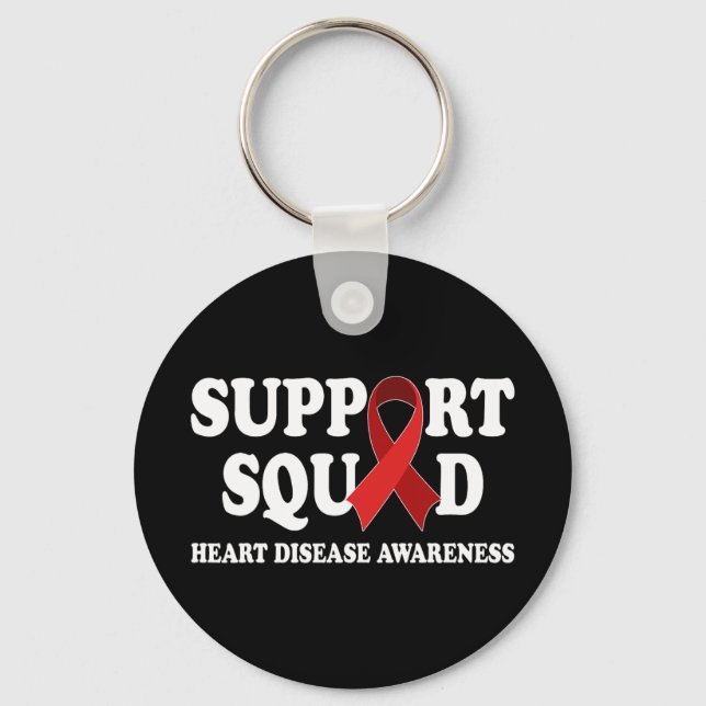 Llavero Soporte de Cinta de Sensibilización sobre Enfermed (Anverso)