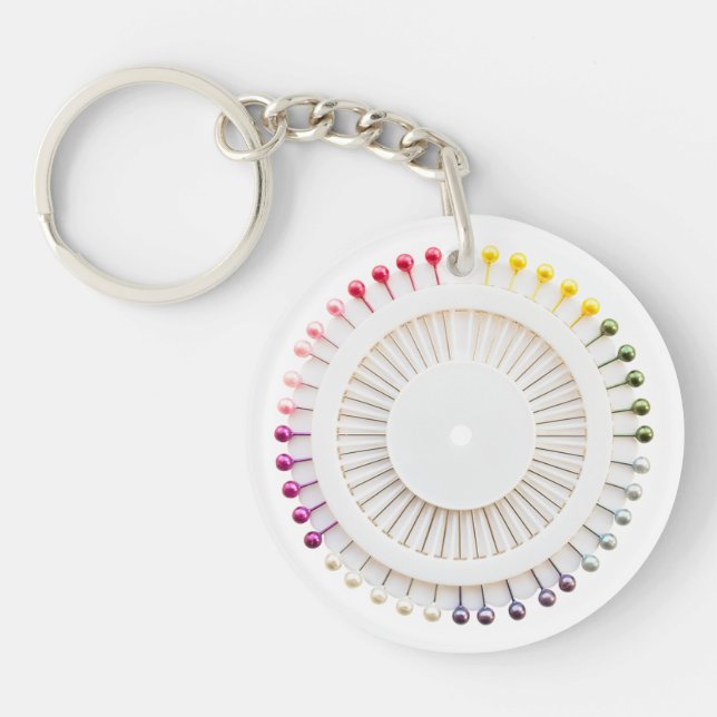 Llavero Soporte de pasadores rectos (Frente)