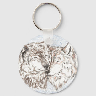Llavero Soporte de Wolf Keychain