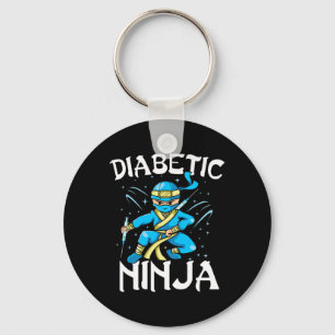 Llavero Soporte para Diabetes Ninja Tipo 1 Diabetes Diabét