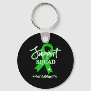 Llavero Soporte Squad Mental Health Awareness Lime Green R