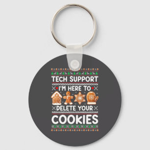 Llavero Soporte Técnico Estoy Aquí Para Eliminar Tus Cooki