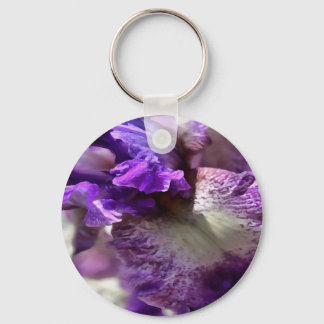 Llavero Sorprendente resumen morado, violeta y mauve iris
