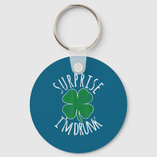 Llavero Sorpresa Estoy Borracho Día de San Patricio Trébol